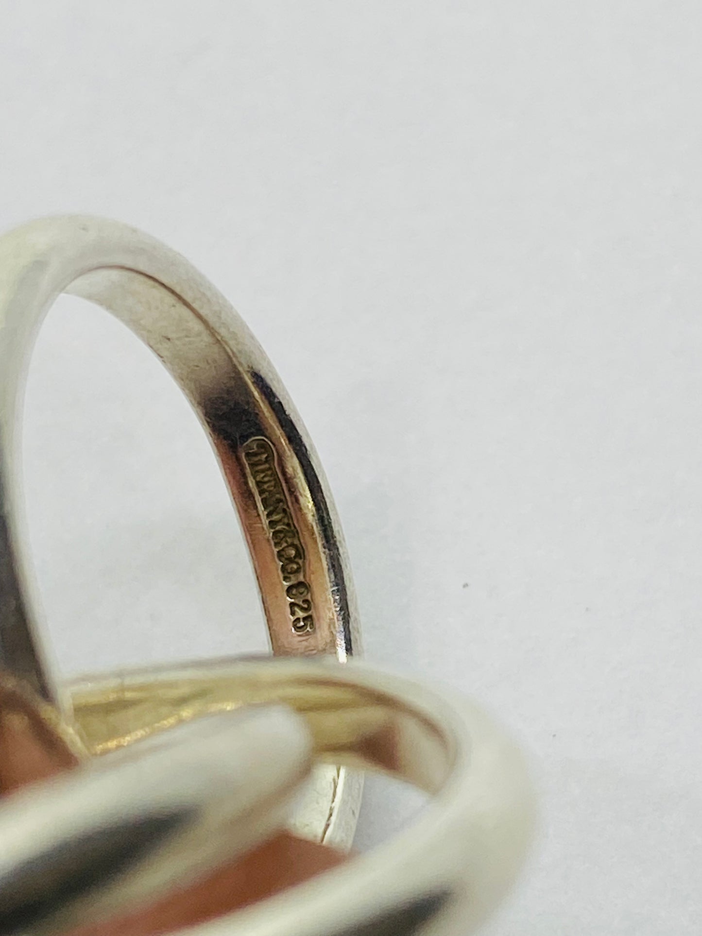 Tiffany & Co. 925 Sterling Silver Triple Rolling 3 Three Band Stack Ring Size 5