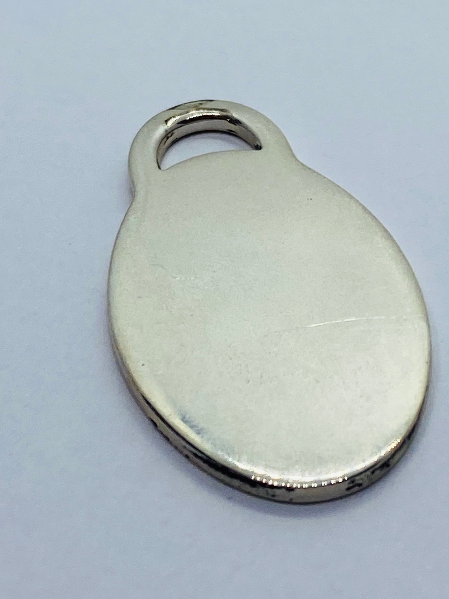 Tiffany & Co. 2001 Oval Tag in Sterling Silver 925 42x20MM