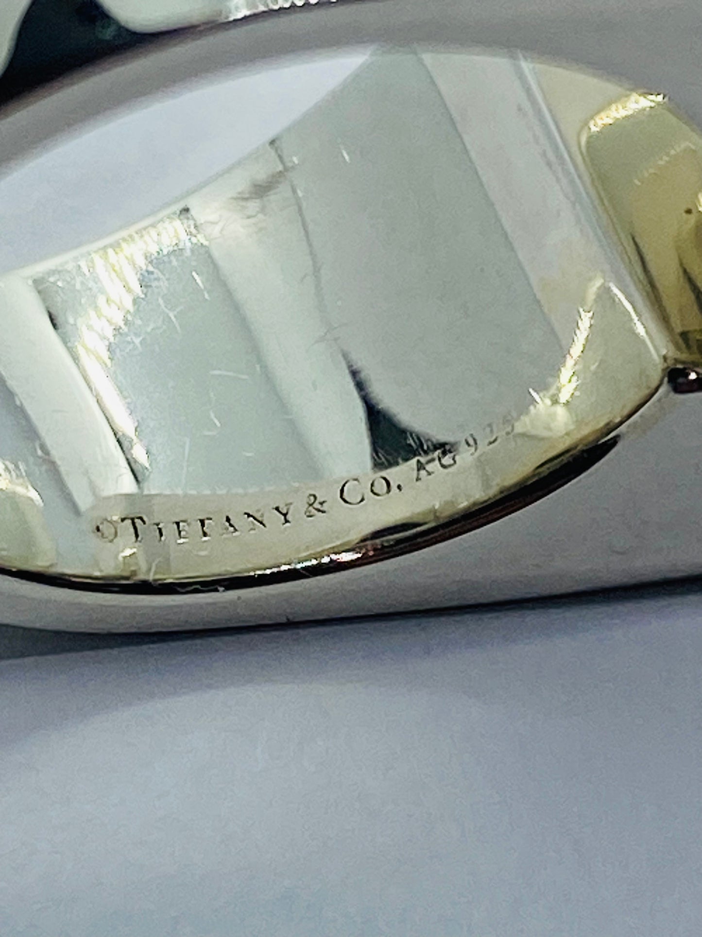 Tiffany & Co. by Don Berg geometric Architectural Geometric 7.75 Ring. Mint