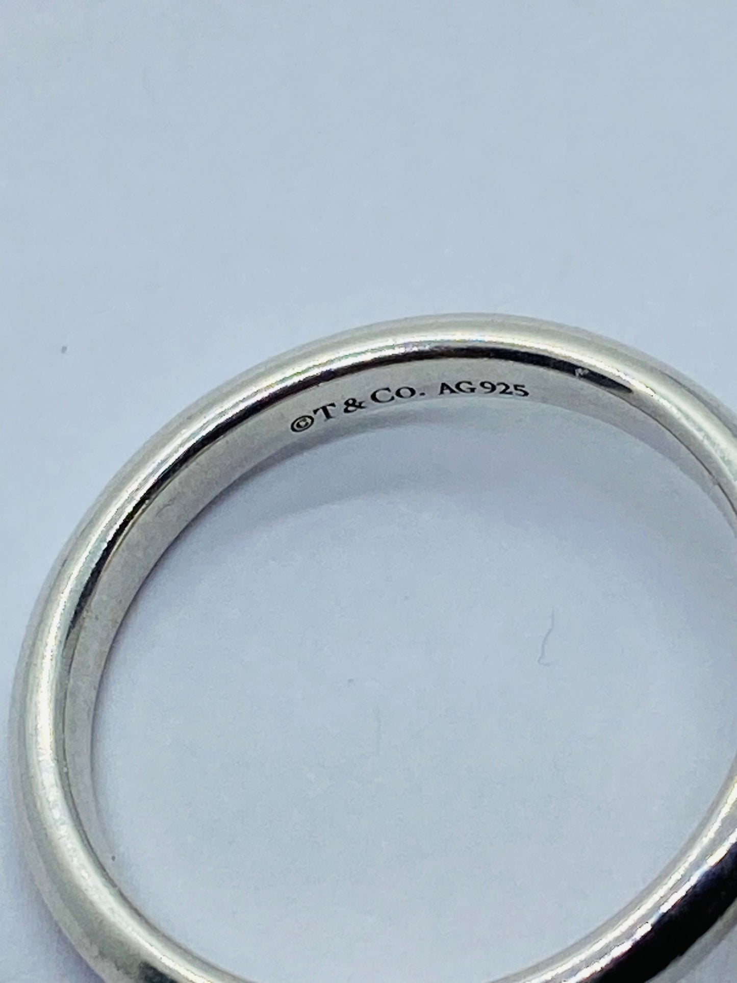 Tiffany & Co 925 Sterling Silver 12mm Hardwear Ring Size 6.5.
