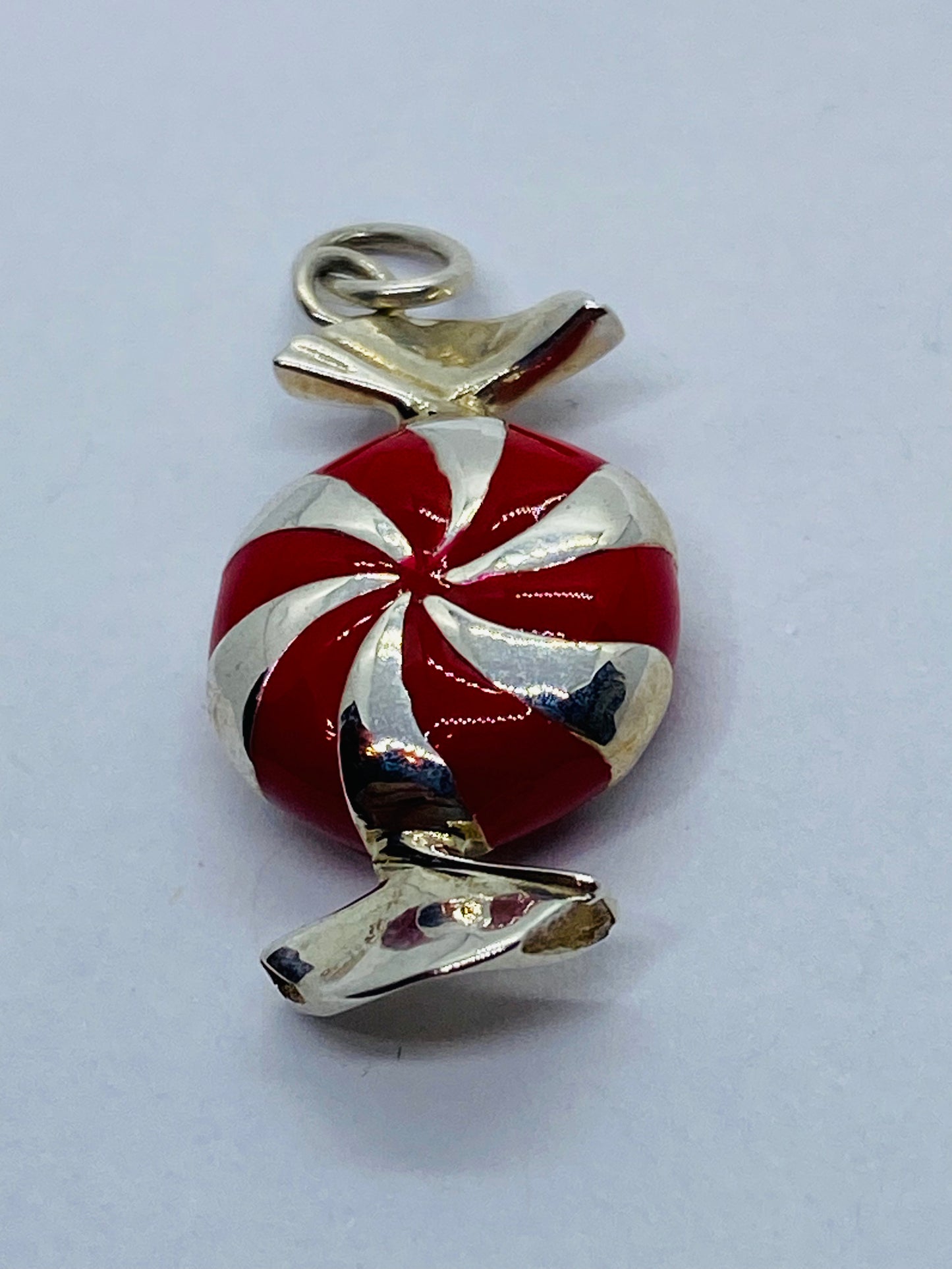 Tiffany & Co BON BON CANDY Mint Charm or Pendant Enamel Sterling Silver 925 READ