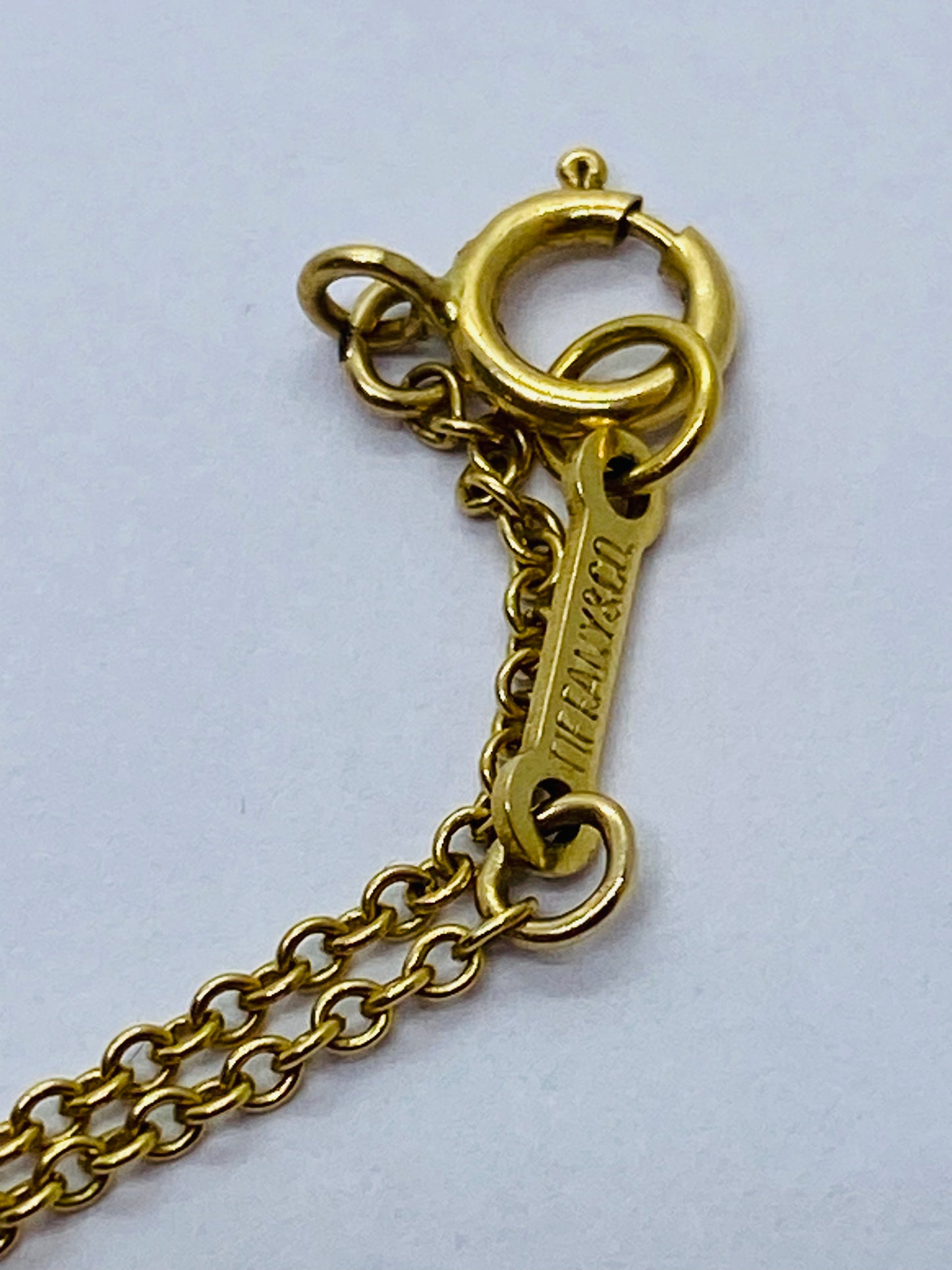 Tiffany & Co Paloma Picasso 18K Gold Mini Graffiti X Necklace 10MM