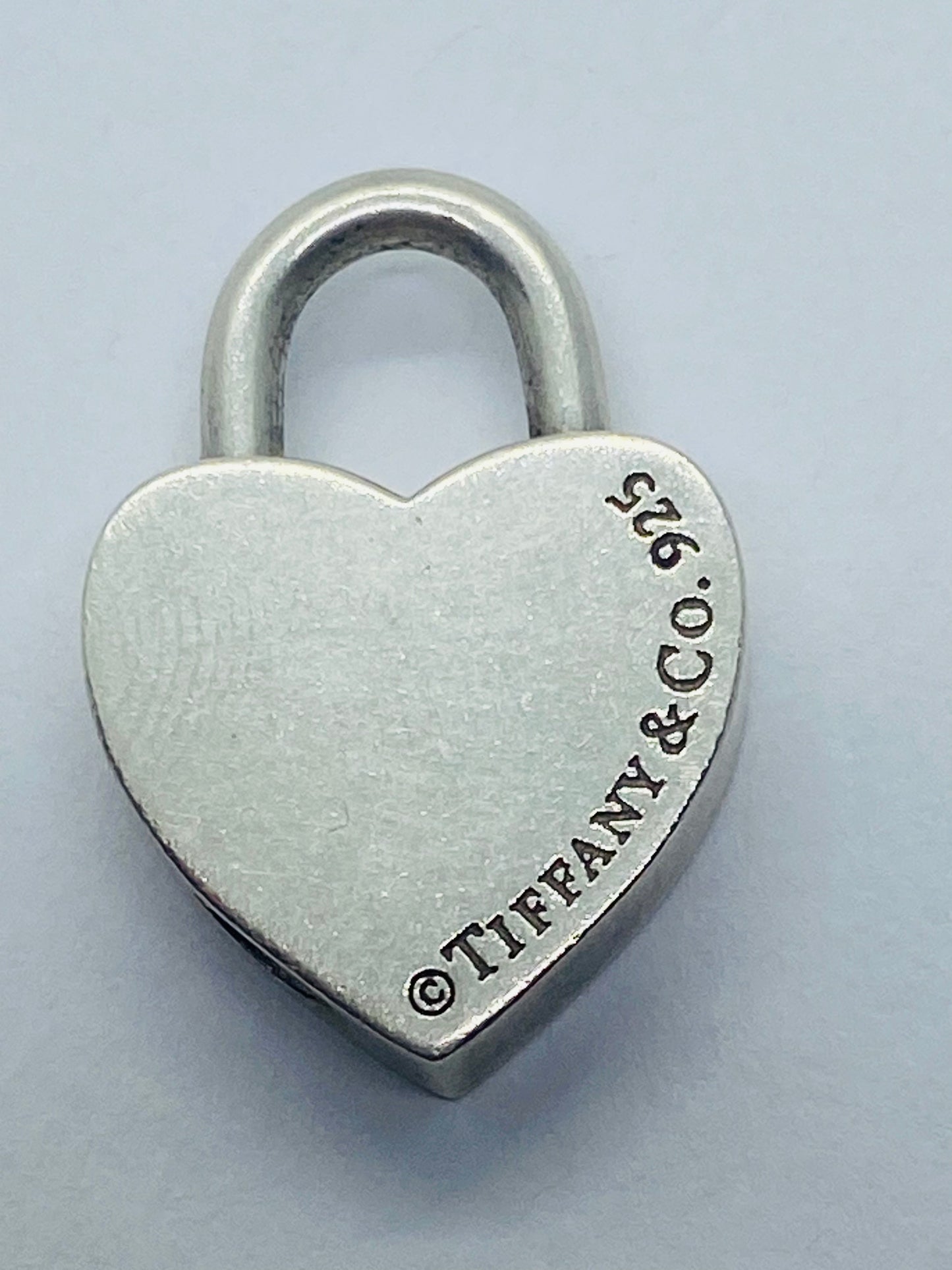 Tiffany & Co Silver I LOVE YOU Heart Padlock Pendant