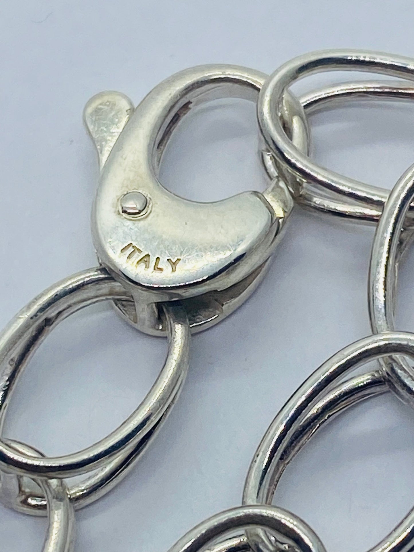 Vintage Tiffany & Co Sterling Silver Double Chain Link Bracelet 7.25”