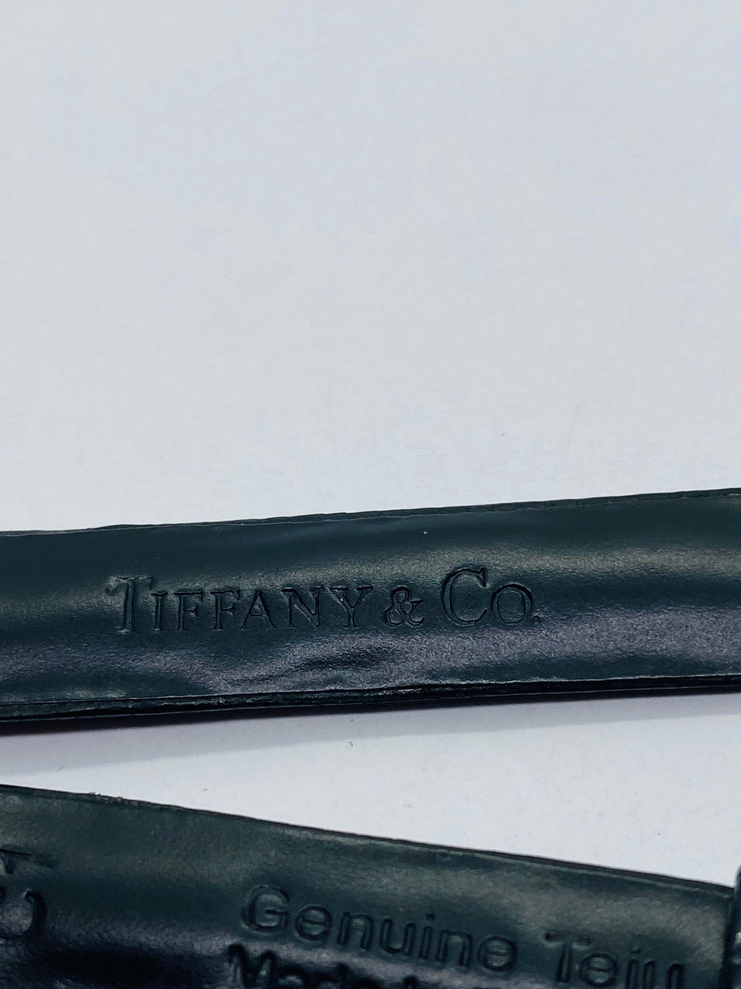 Watch Band Tiffany & Co Black Genuine Teju 11mm X 105+65mm OEM