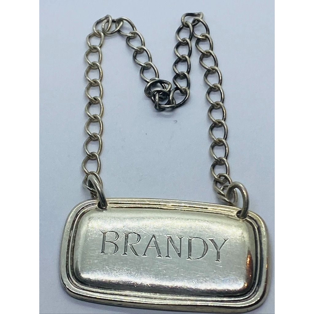 Tiffany & Co Sterling Silver 925 Brandy Decanter Bottle Tag