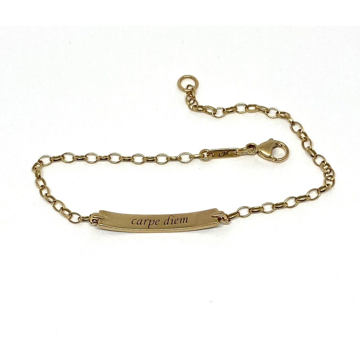 Monica Rich Kossan Carpe Diem Diamond18K Gold Bracelet- Retail $1925
