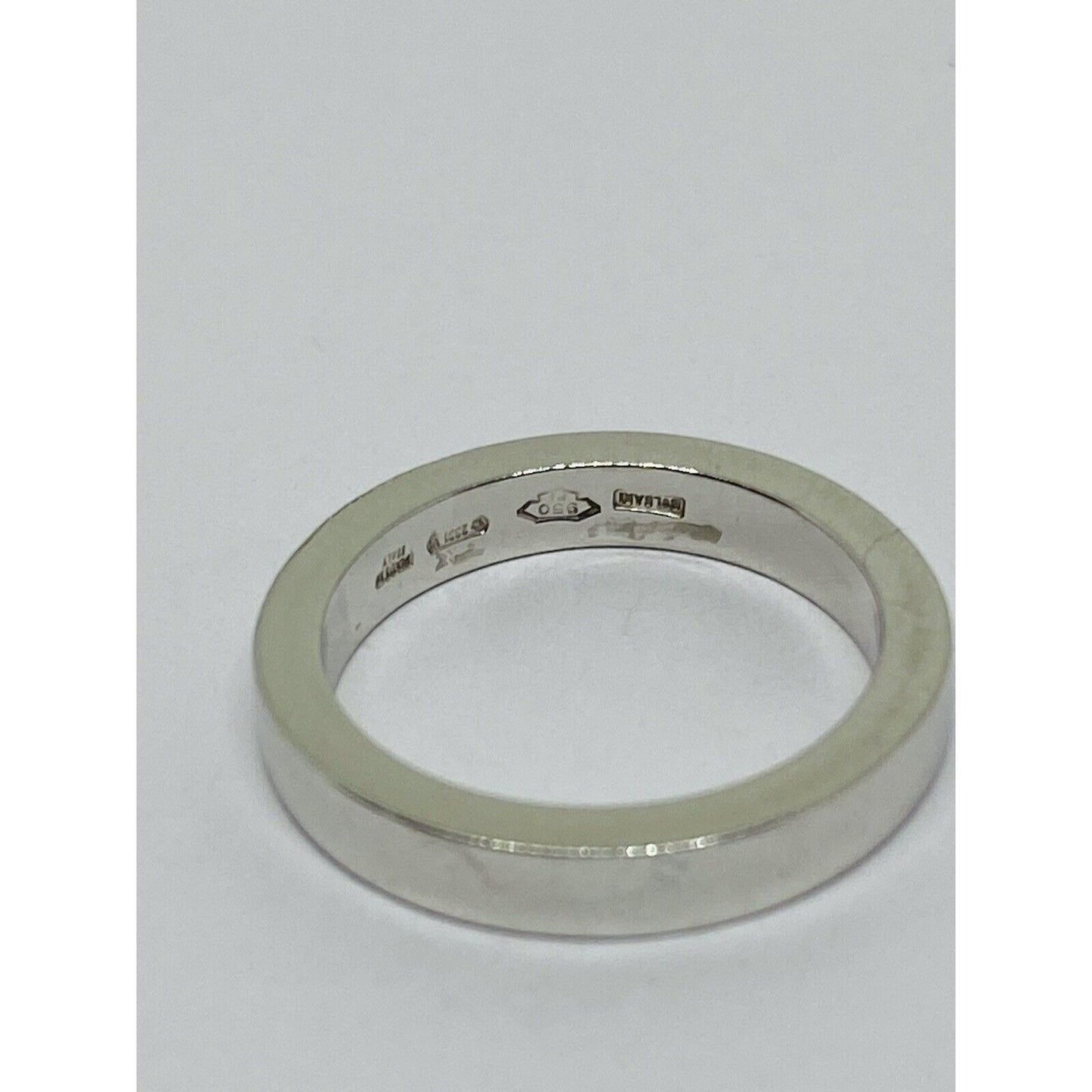 Bvlgari "MarryMe" Platinum Wedding Ring Size 4.5 2.7mm wide 6.3 gram
