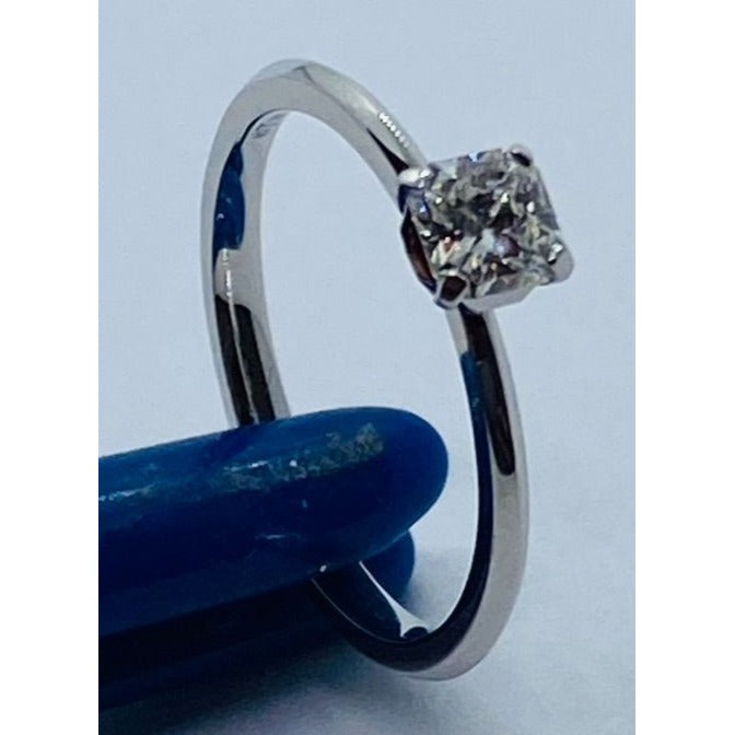 Tiffany & Co True Cut Engagement Ring .35CTW Platinum Ring Size 6 VVS2