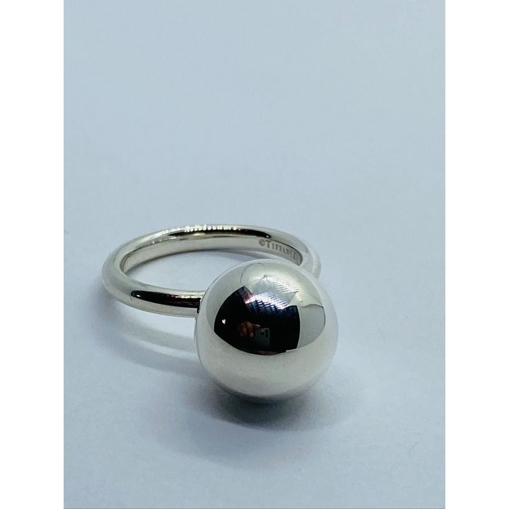 Tiffany & Co 925 Sterling Silver 12mm Hardwear Ring Size 5.5