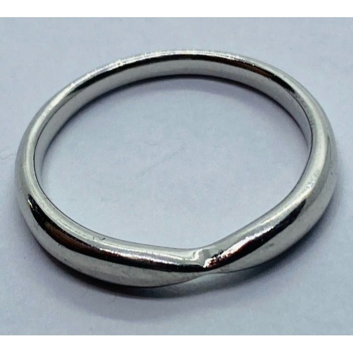 Tiffany & Co. Harmony Wedding Band in Platinum Size 7.5