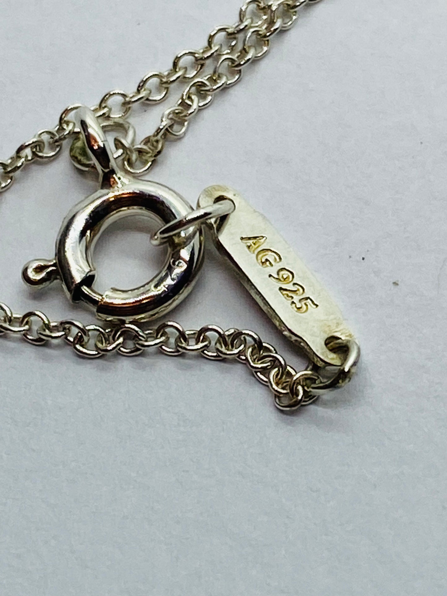 Tiffany & Co. Concave 925 Silver Cross Pendant Necklace 16.25” READ!