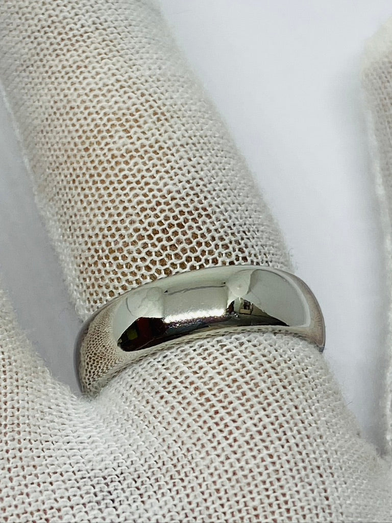 $2800 Tiffany & Co Comfort Platinum 950 6MM Size 7.75 man woman unisex ring box