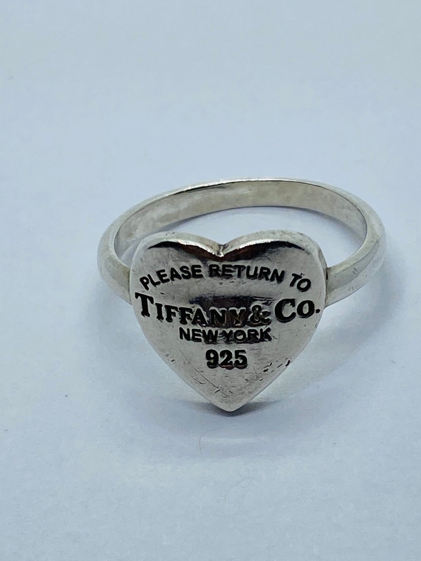 Tiffany & Co Ring Size 6 Sterling Silver Return To Tiffany & Co” New York , 925