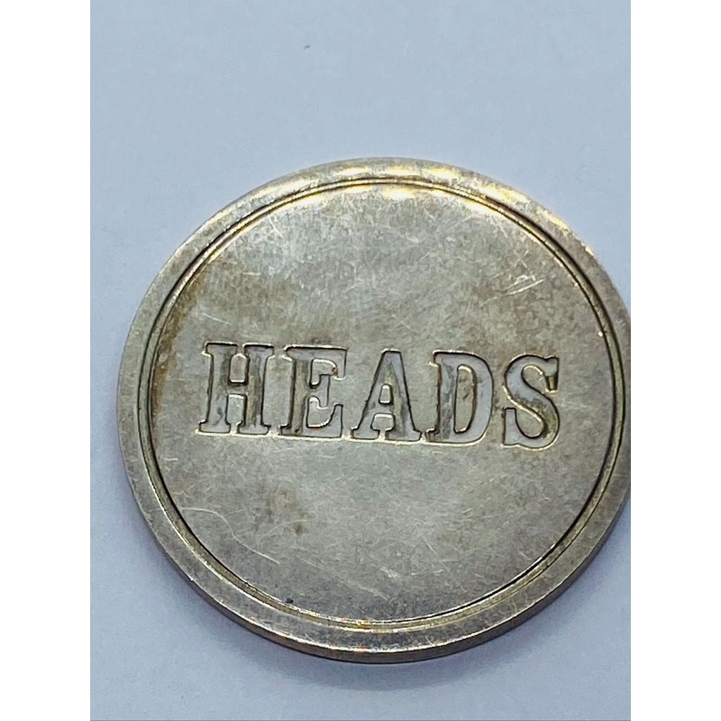 HEADS and TAILS Tiffany & Co. Sterling Silver Coin Rare