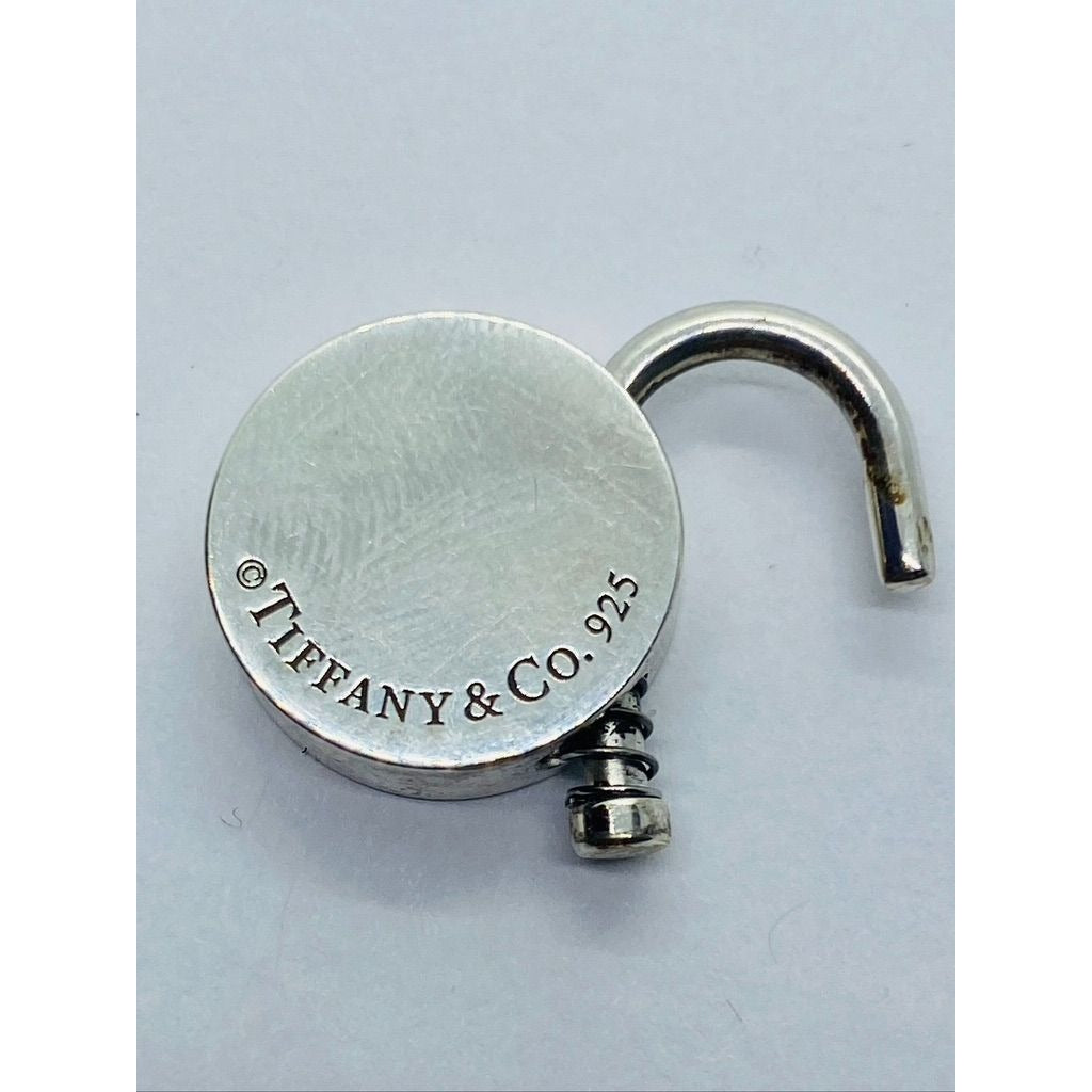 Tiffany & Co Silver Class of 2009 09 Round Circle Padlock Pendant Charm