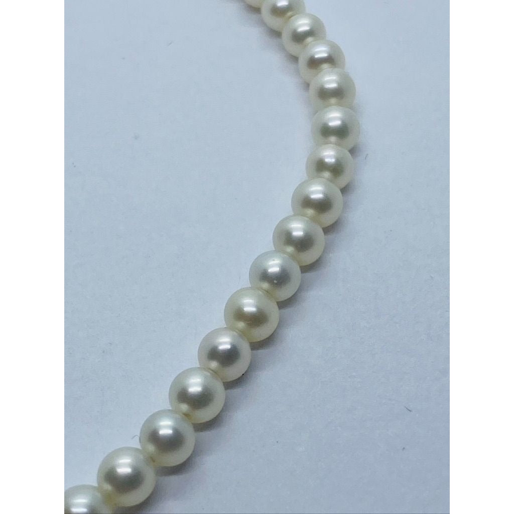 TIFFANY & CO. Return to Tiffany Mini Heart Pearl Bracelet 925 Silver