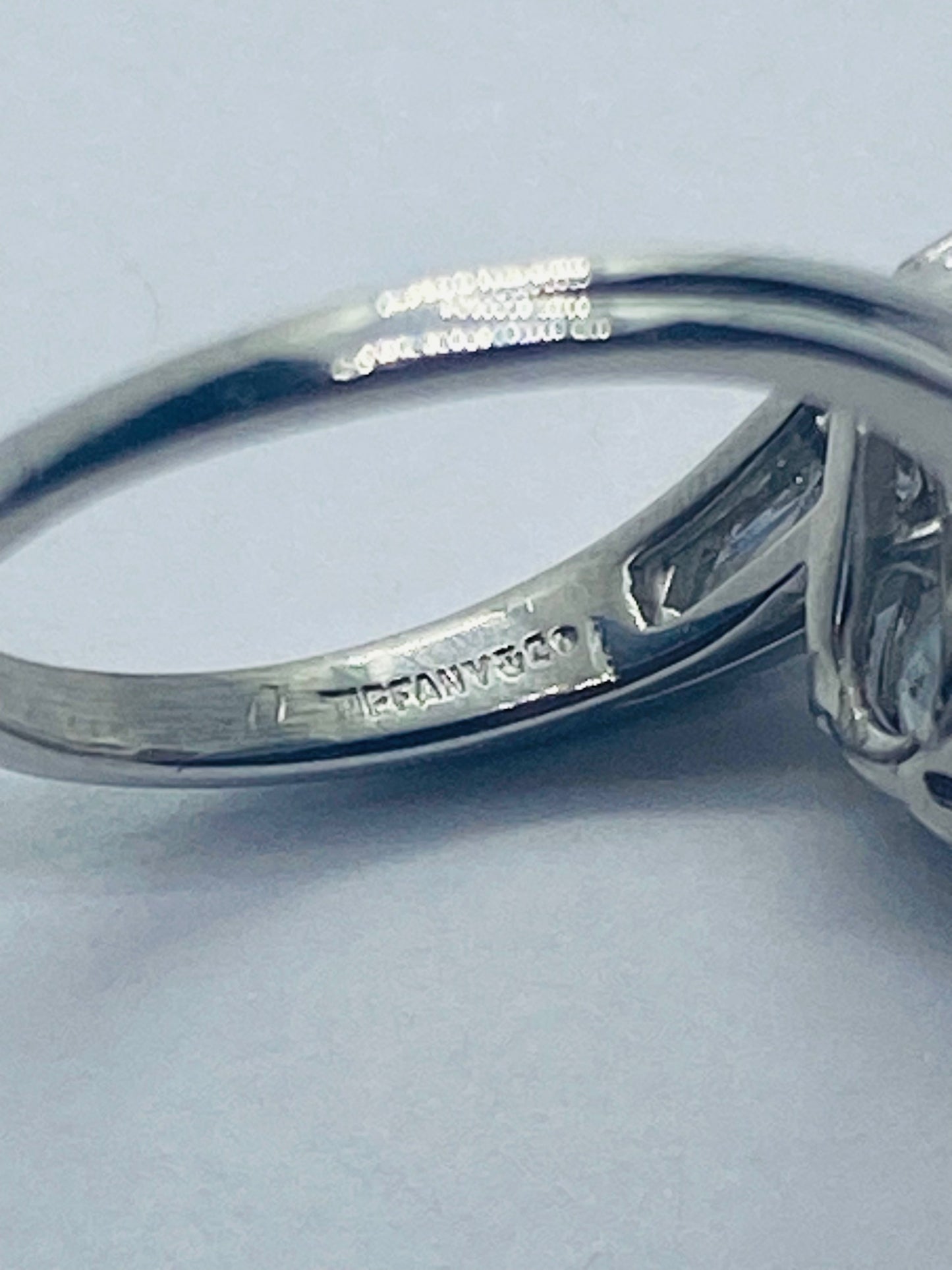 Tiffany & Co Toi et Moi Platinum Aquamatine Garnet Pentagon Round Diamond Ring