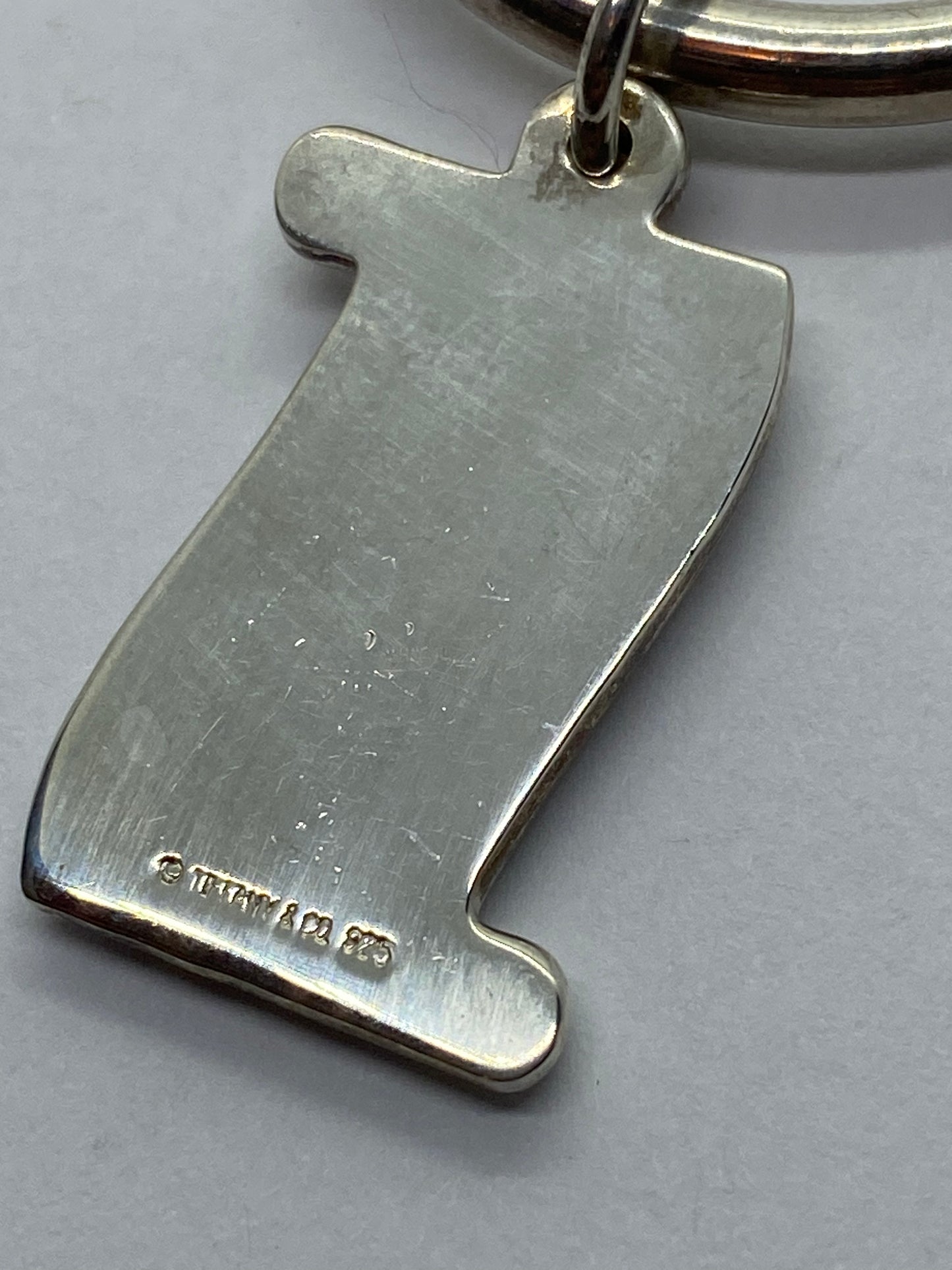 Tiffany & Co Silver Buy Sell Hold Key Ring Key Chain!