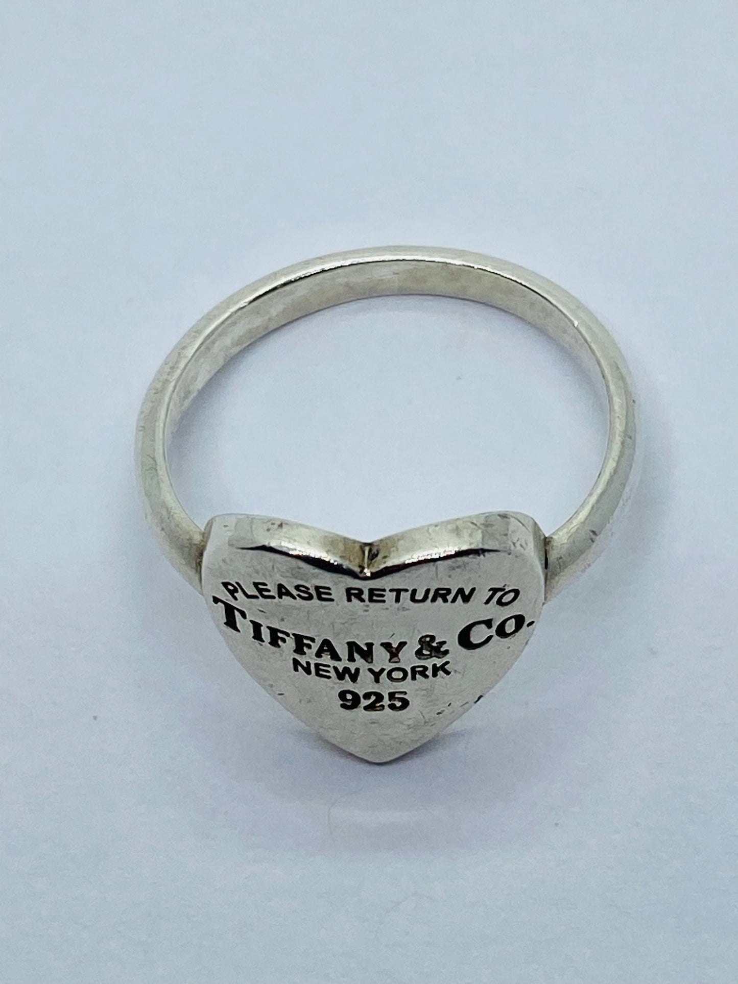 Tiffany & Co Ring Size 6 Sterling Silver Return To Tiffany & Co” New York , 925