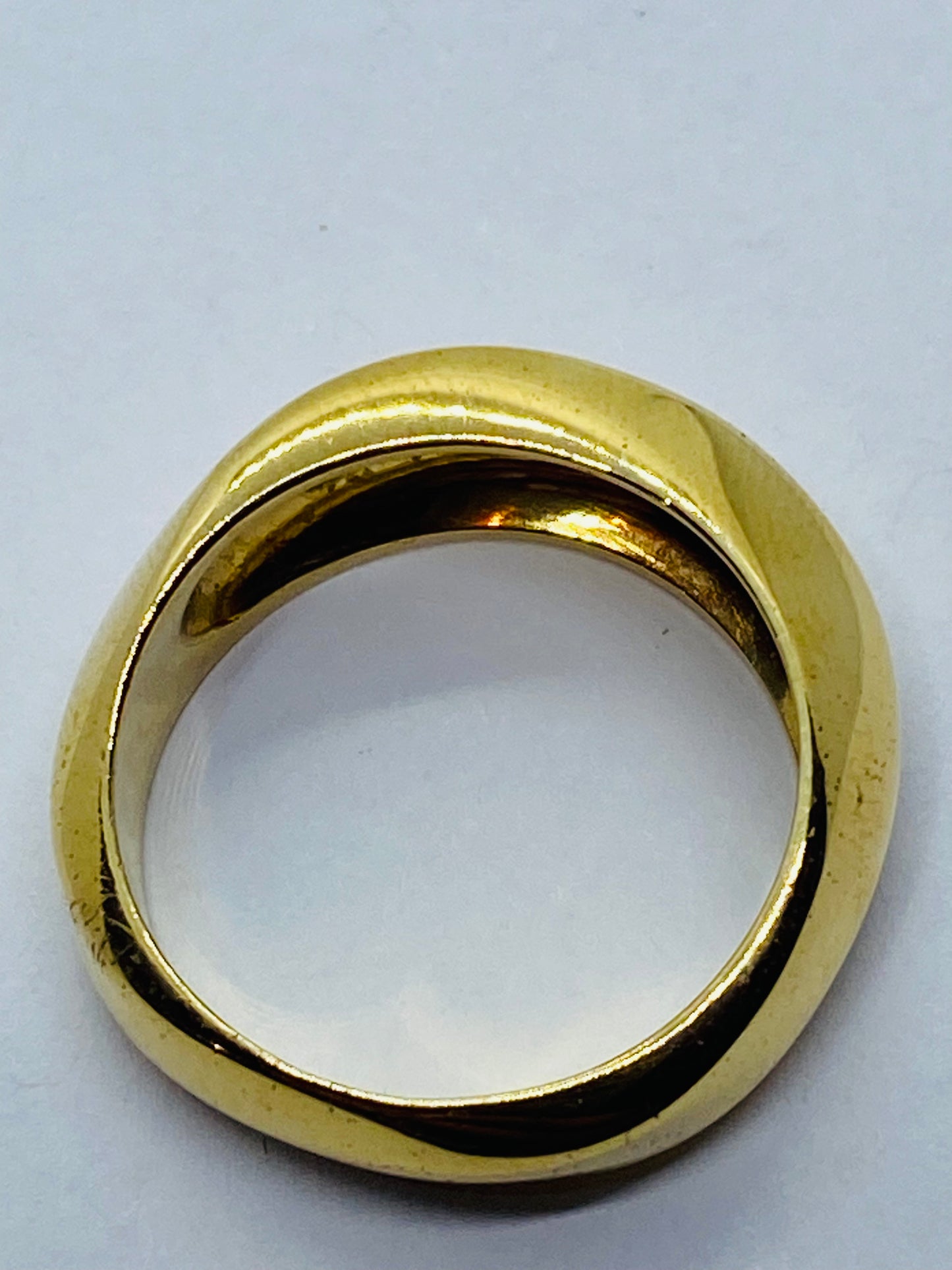 Tiffany & Co Italy 18K Yellow Gold 6MM Twisted Wave Wedding Band Ring Size 5.75
