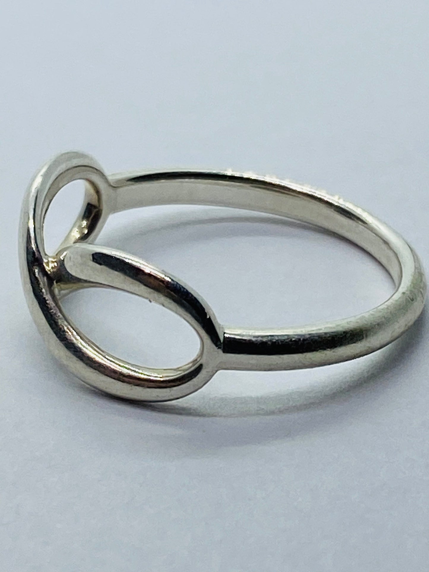 Tiffany & Co Sterling Silver 925 Infinity Band Ring Size 6