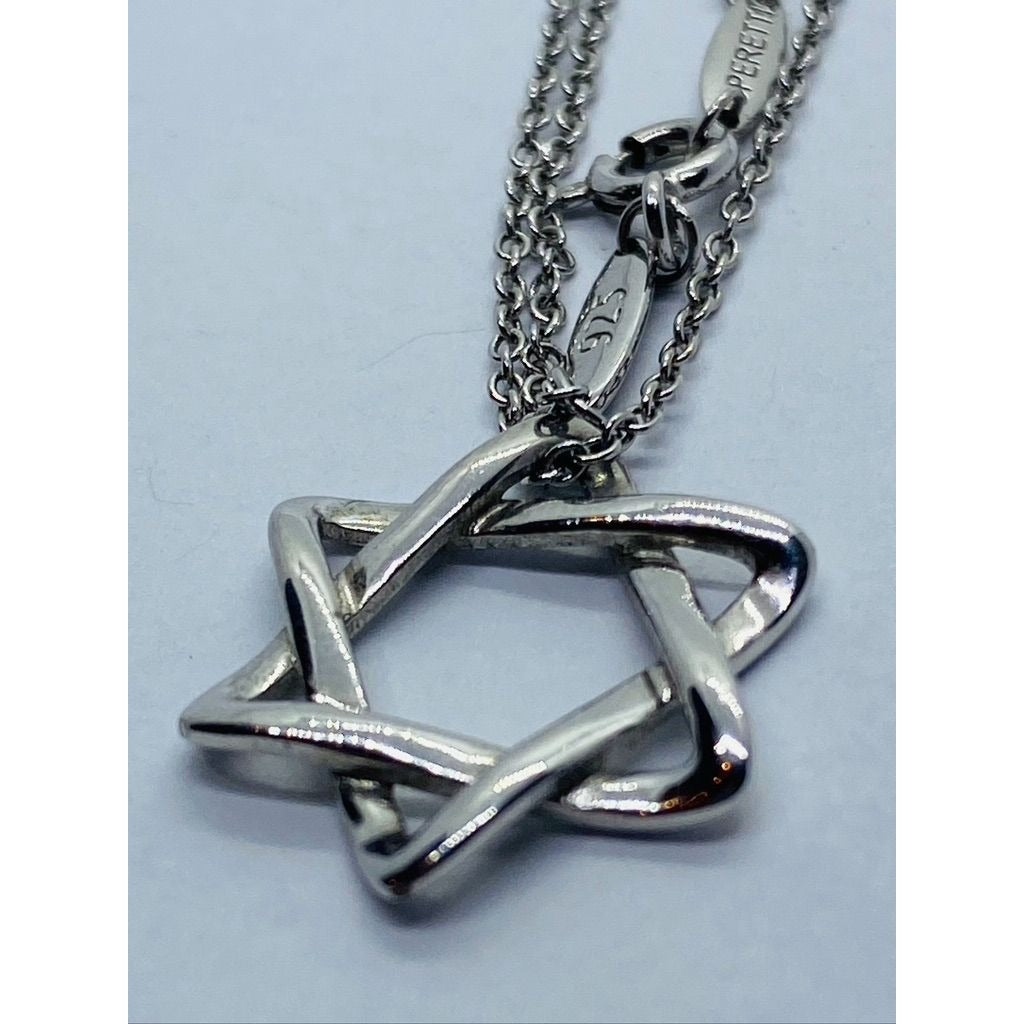 Tiffany & Co Star od David Necklace 17.75" Adjustable
