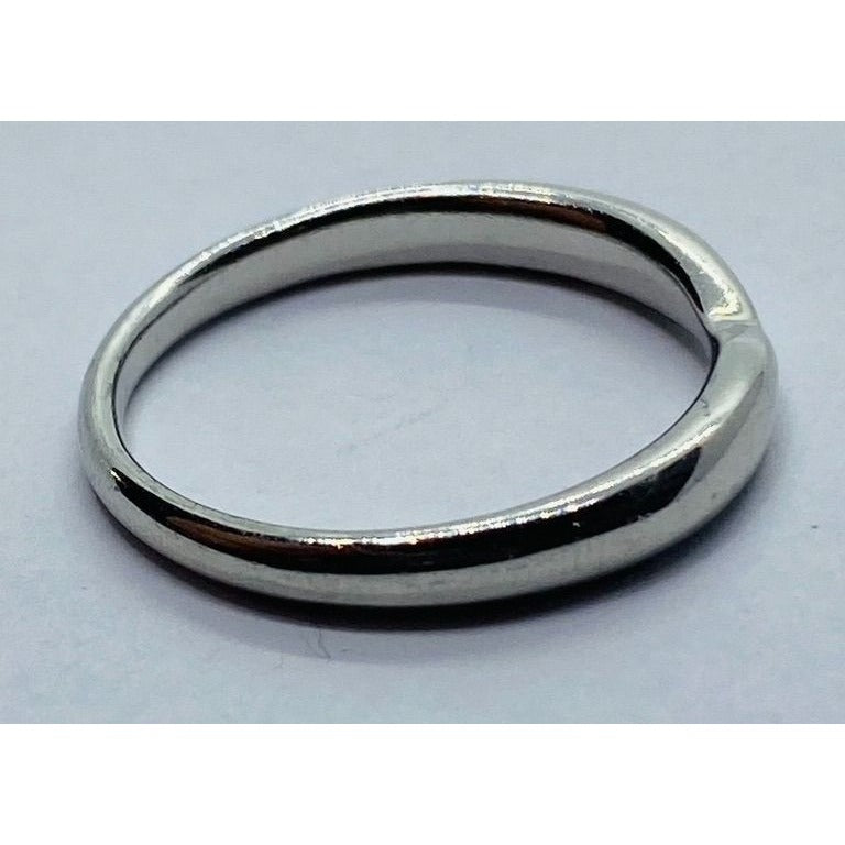 Tiffany & Co. Harmony Wedding Band in Platinum Size 7.5