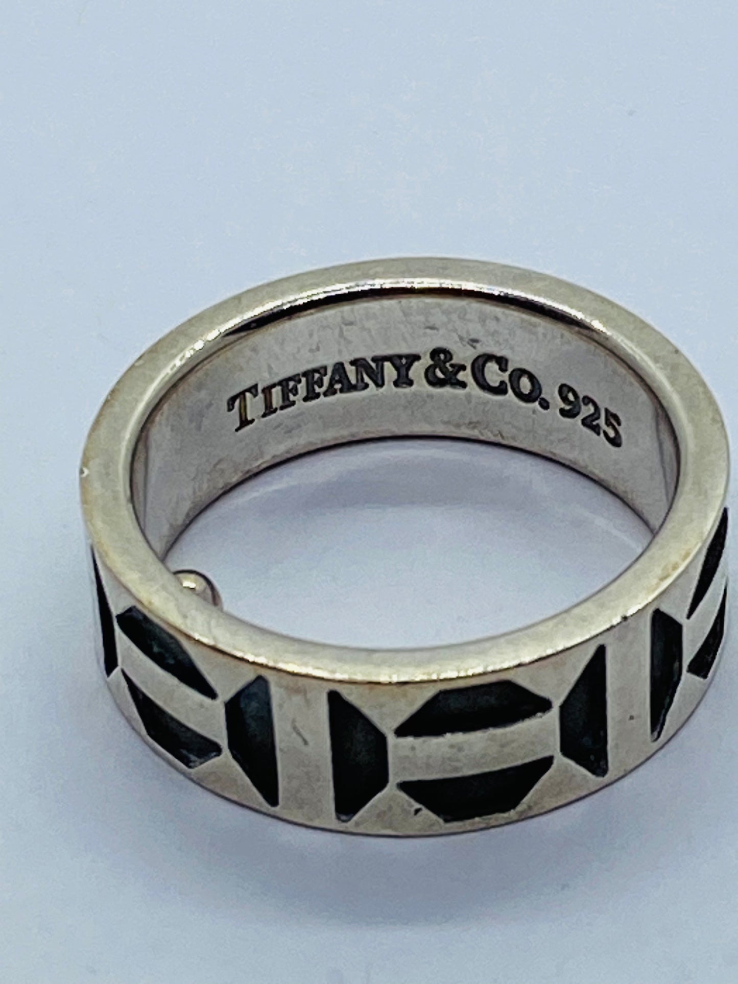 Tiffany & Co Sterling Silver Paloma Picasso Zellige Band Ring Size 4 READ!!!!!