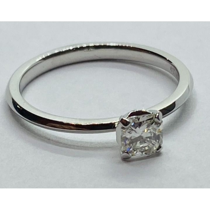 Tiffany & Co True Cut Engagement Ring .35CTW Platinum Ring Size 6 VVS2