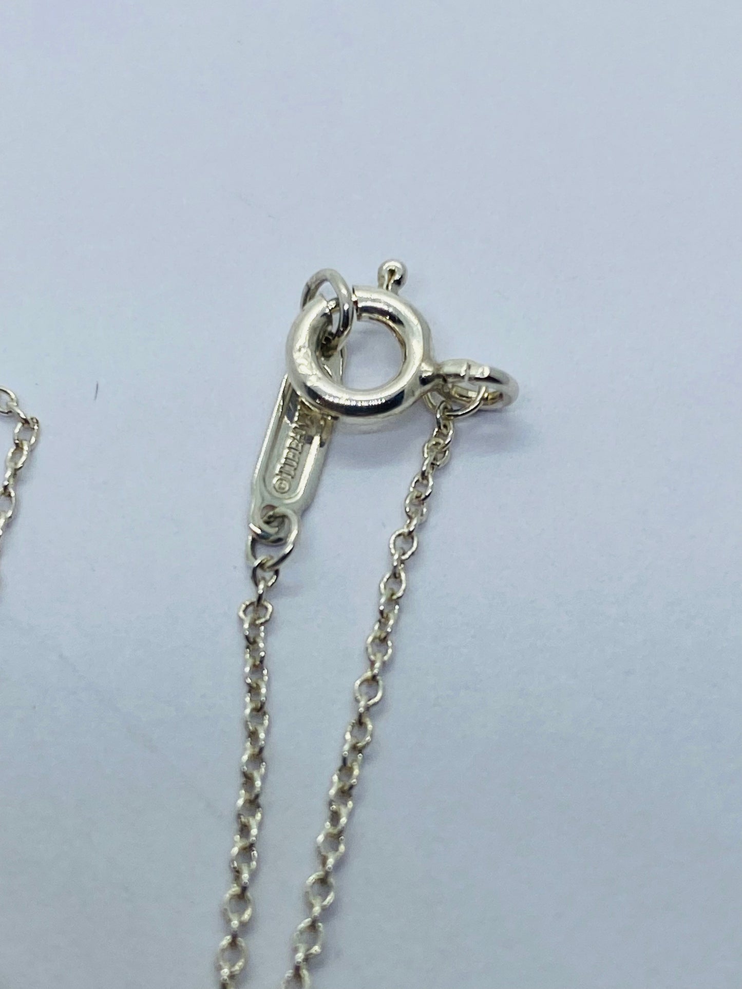 Tiffany & Co Fascination Ball Pendant in Yellow Gold Sterling Silver 15” Chain