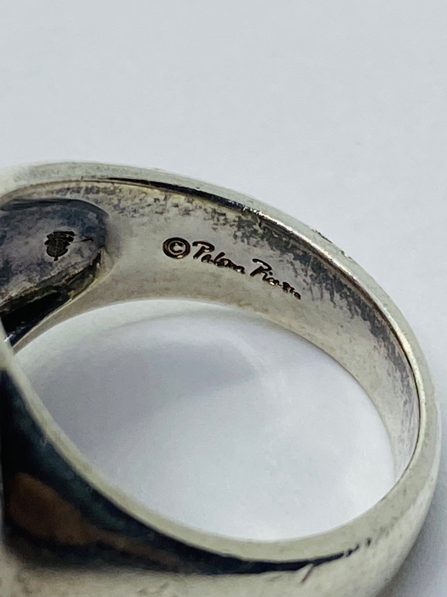 Tiffany & Co Sugar Loaf PALOMA PICASSO Sterling Silver 18k 750 Gold Citrine Ring