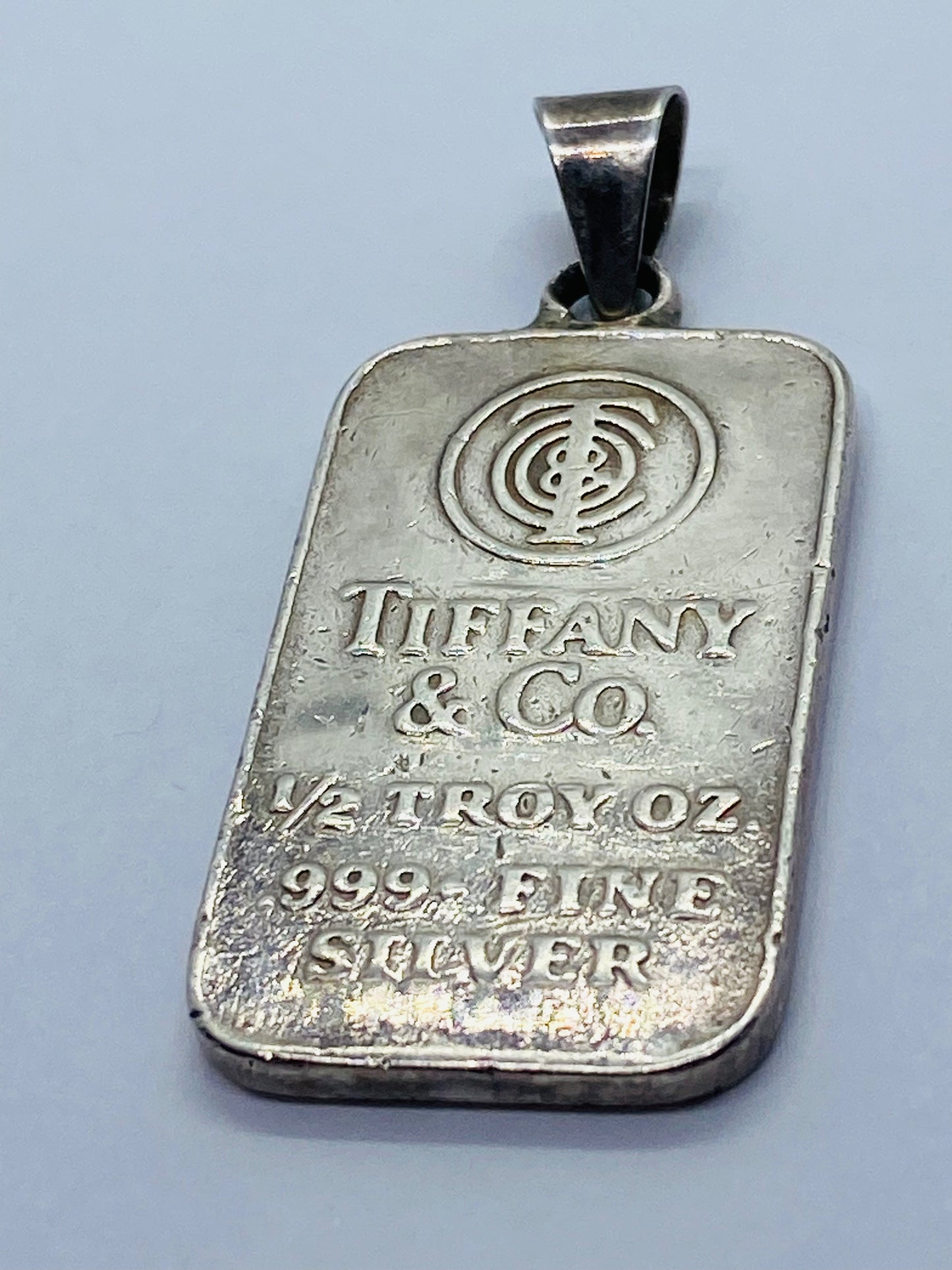 Vintage Tiffany Co Sterling Silver 1/2 Troy Ounce .999 45MM x 20MM