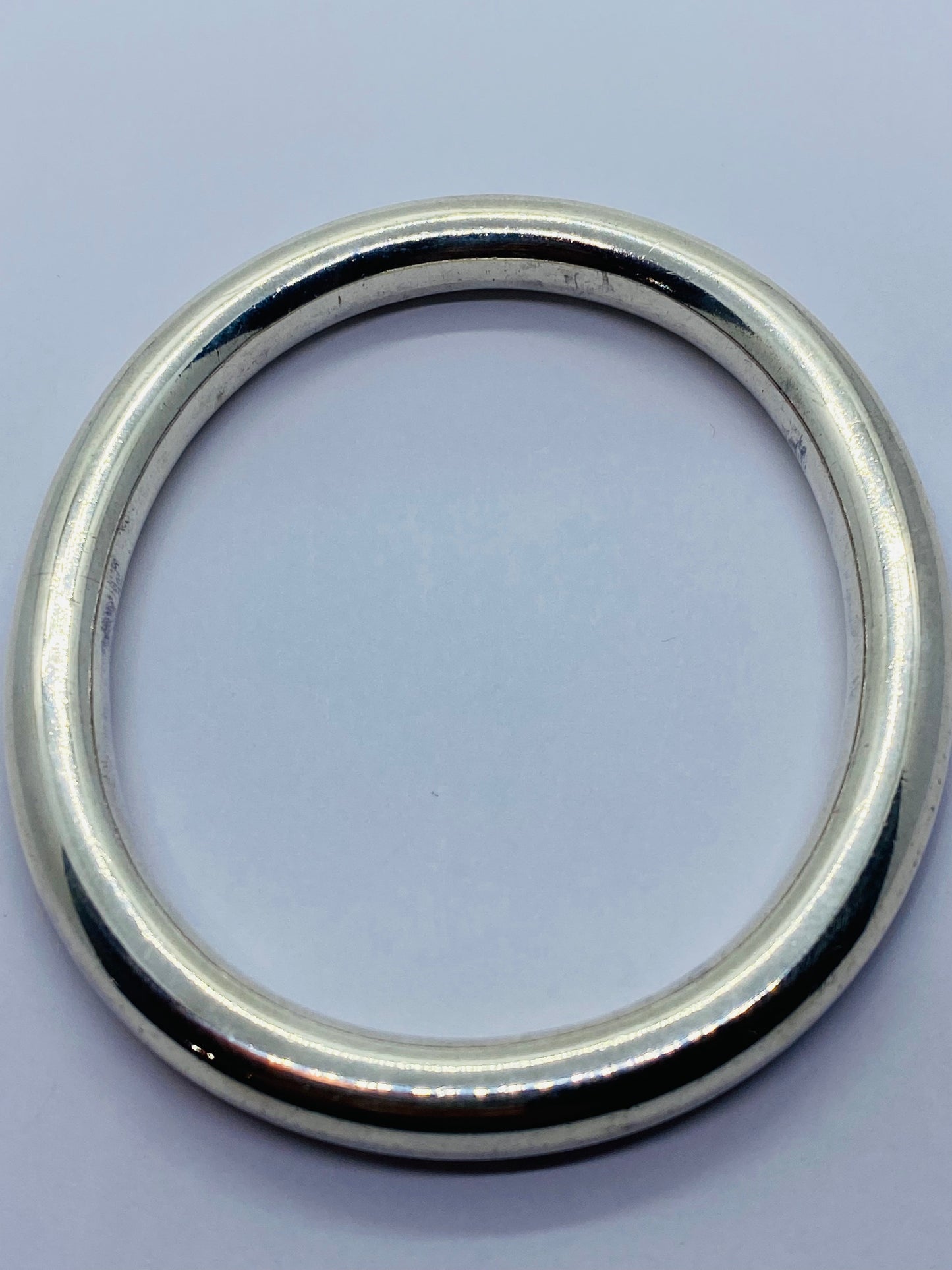 Tiffany & Co. Round Tube Oval Classic Bangle Brace 7 1/4” Bracelet
