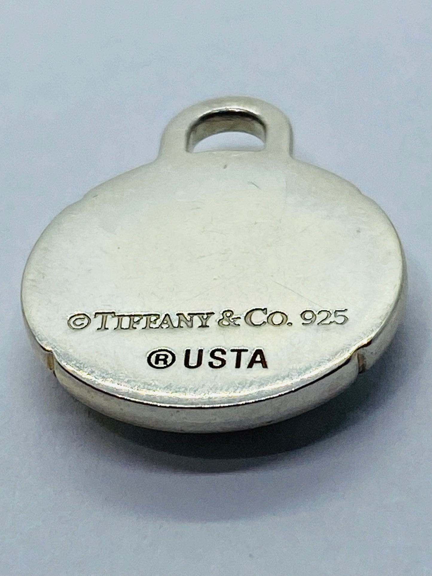 TIFFANY & CO STERLING SILVER US OPEN TENNIS 2007 TAG CHARM OR PENDANT