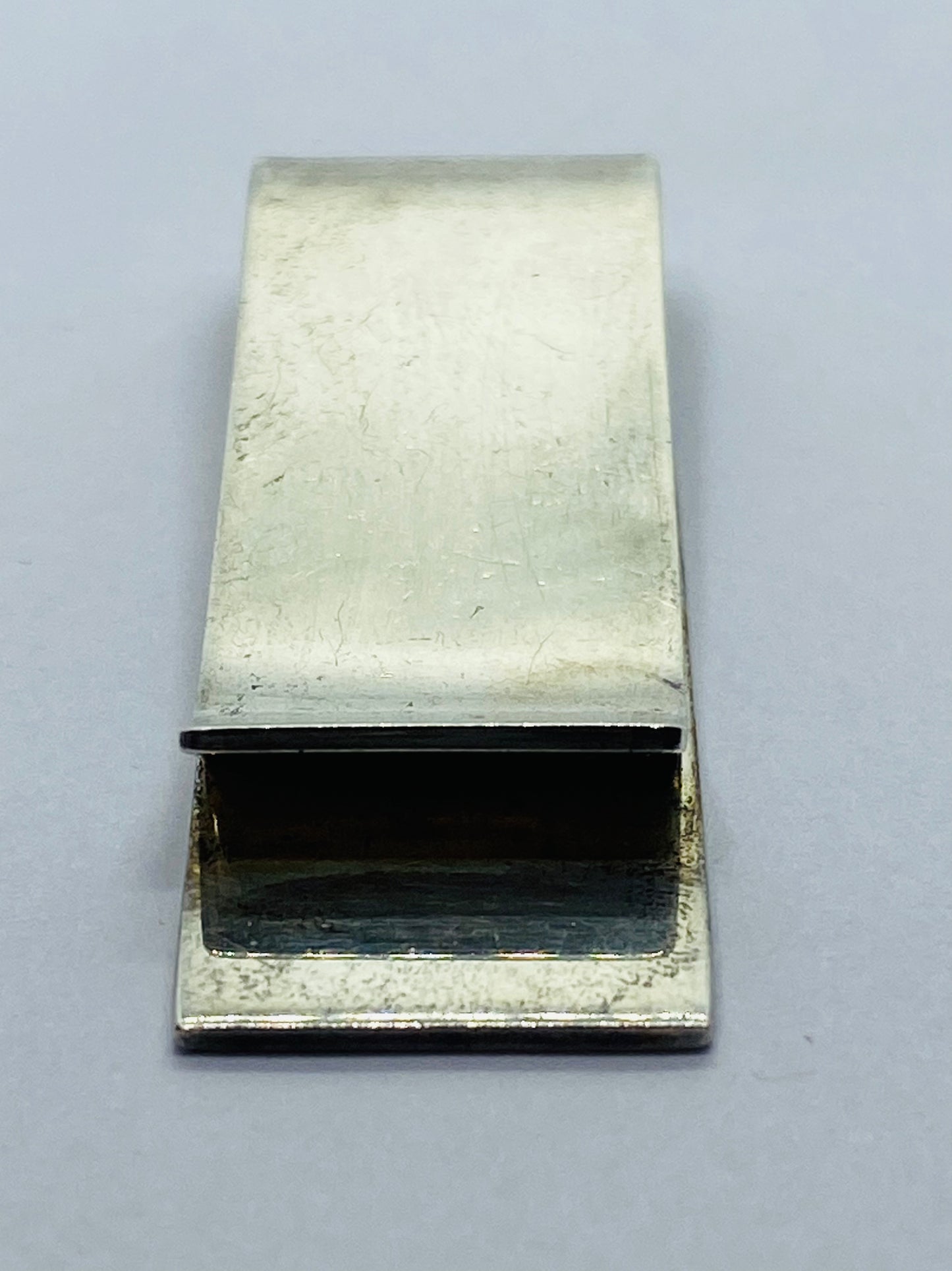 Tiffany & Co Diamond Ace Spade Heart Silver Enamel Poker Card Money Clip