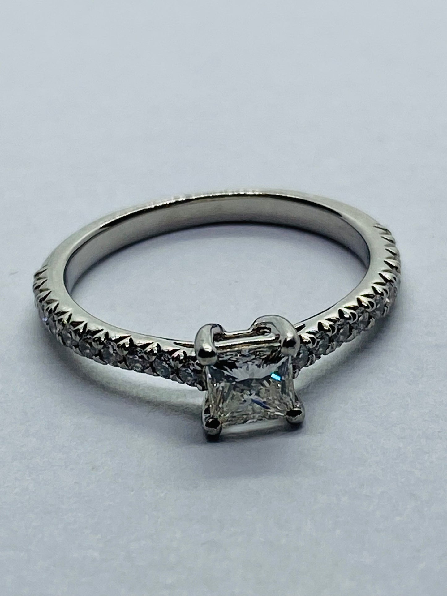 Tiffany & Co. Novo Princes Diamond Engagement Ring Platinum