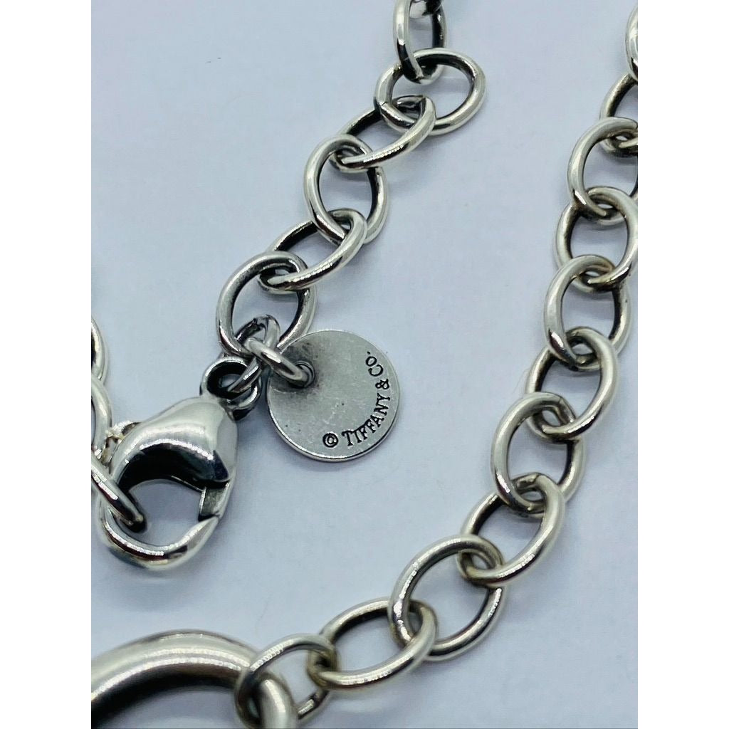 Tiffany & Co. Infinity 17.75” Necklace Link Chain 925 Sterling Silver
