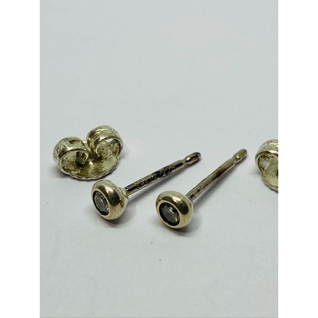 Tiffany & Co Elsa Peretti Diamond By The Yard Earrings .10ct