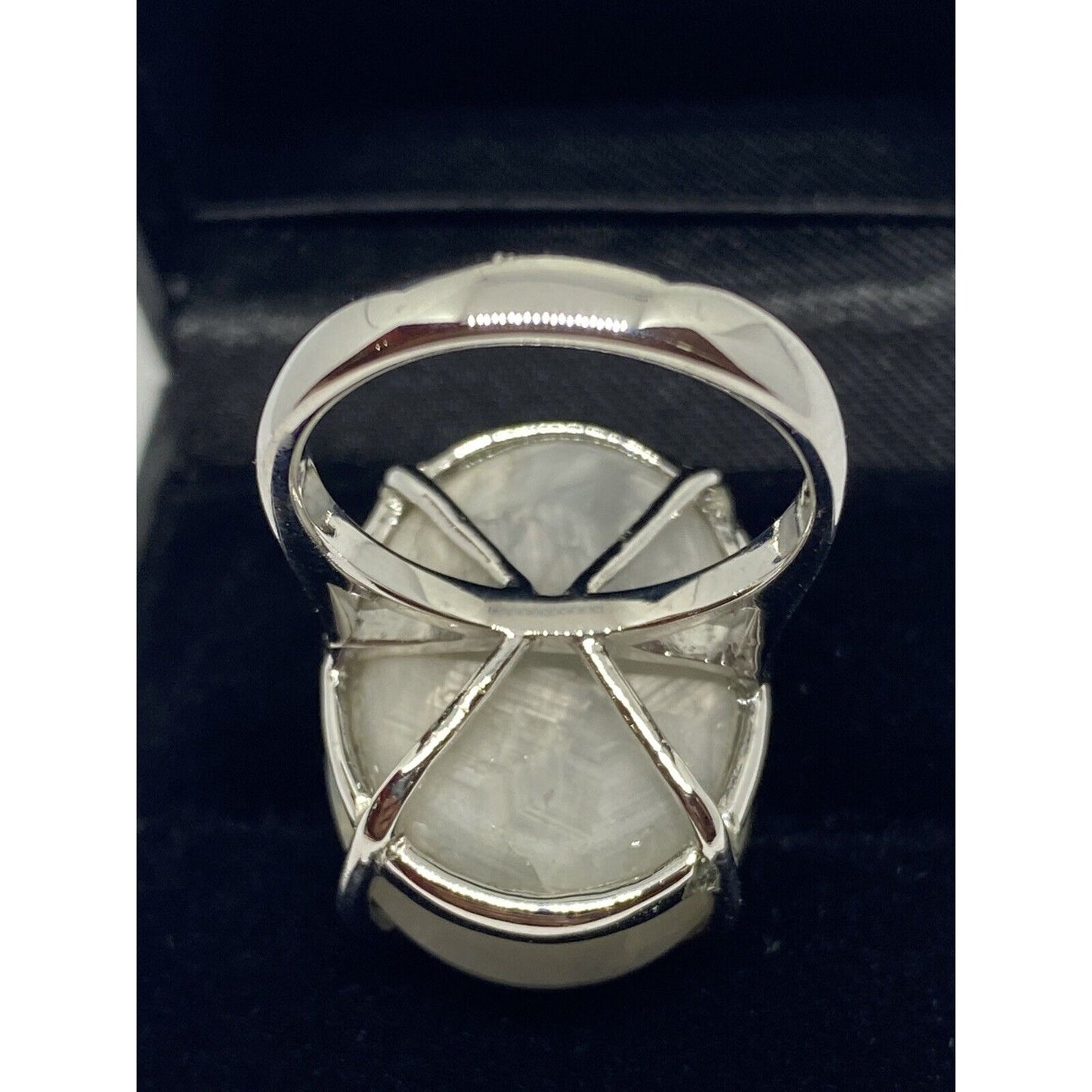 Huge 52.40ct Gray Star Sapphire 14K Gold Oval Cocktail Ring 16.85x22.84mm Stone