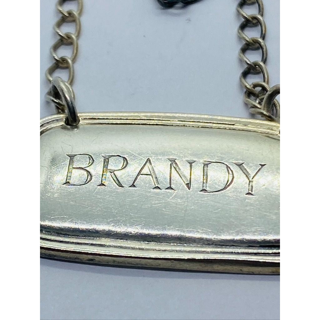 Tiffany & Co Sterling Silver 925 Brandy Decanter Bottle Tag