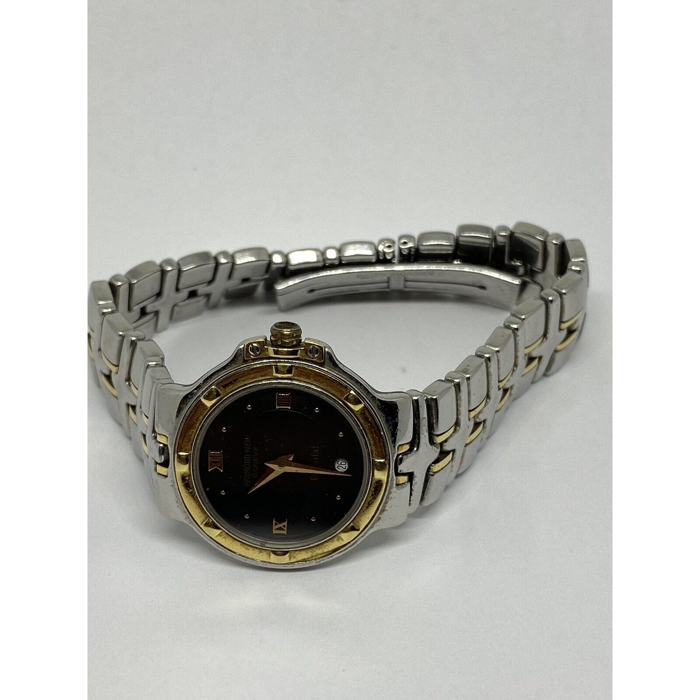 RAYMOND WEIL- Parsifal 9990 - Two-Tone - Diamond - Women's Watch READ!!!