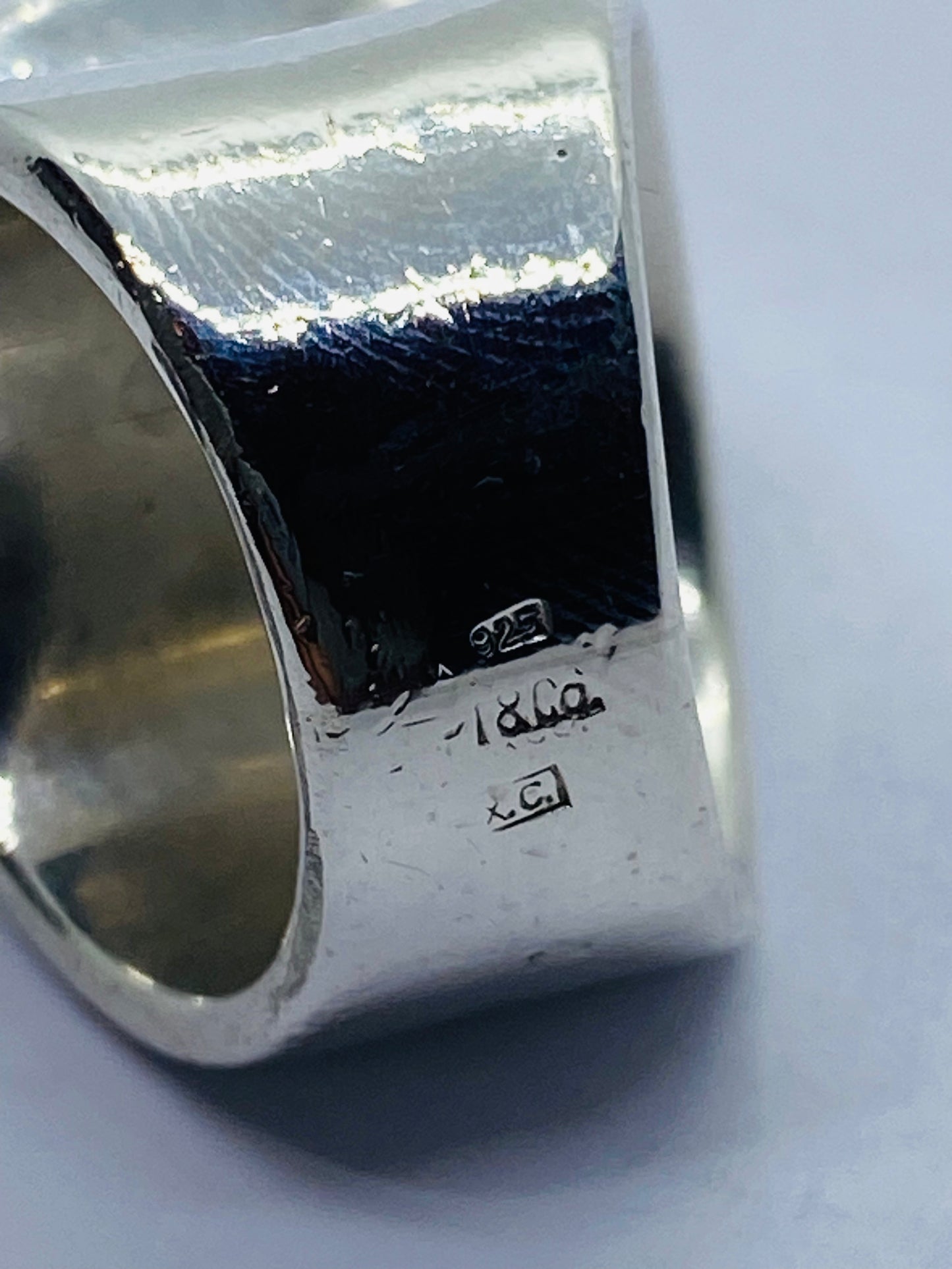 Tiffany & Co. 1977 Rare Sculptural Free Form Ring 925 Sterling Silver 5.5 Pouch