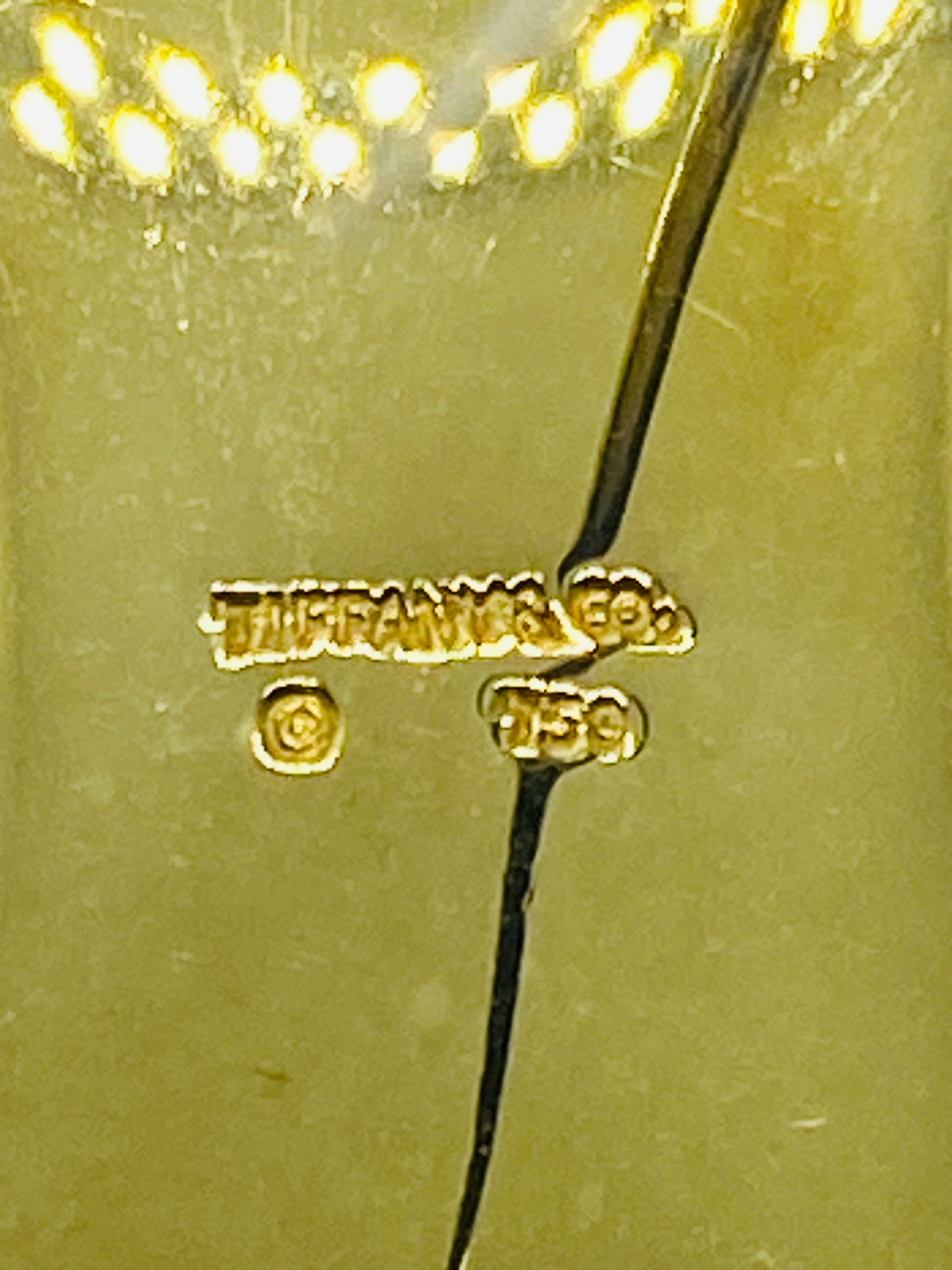 Angela Cummings Tiffany & Co Domino Mother Of Pearl 18K Yellow Gold Brooch