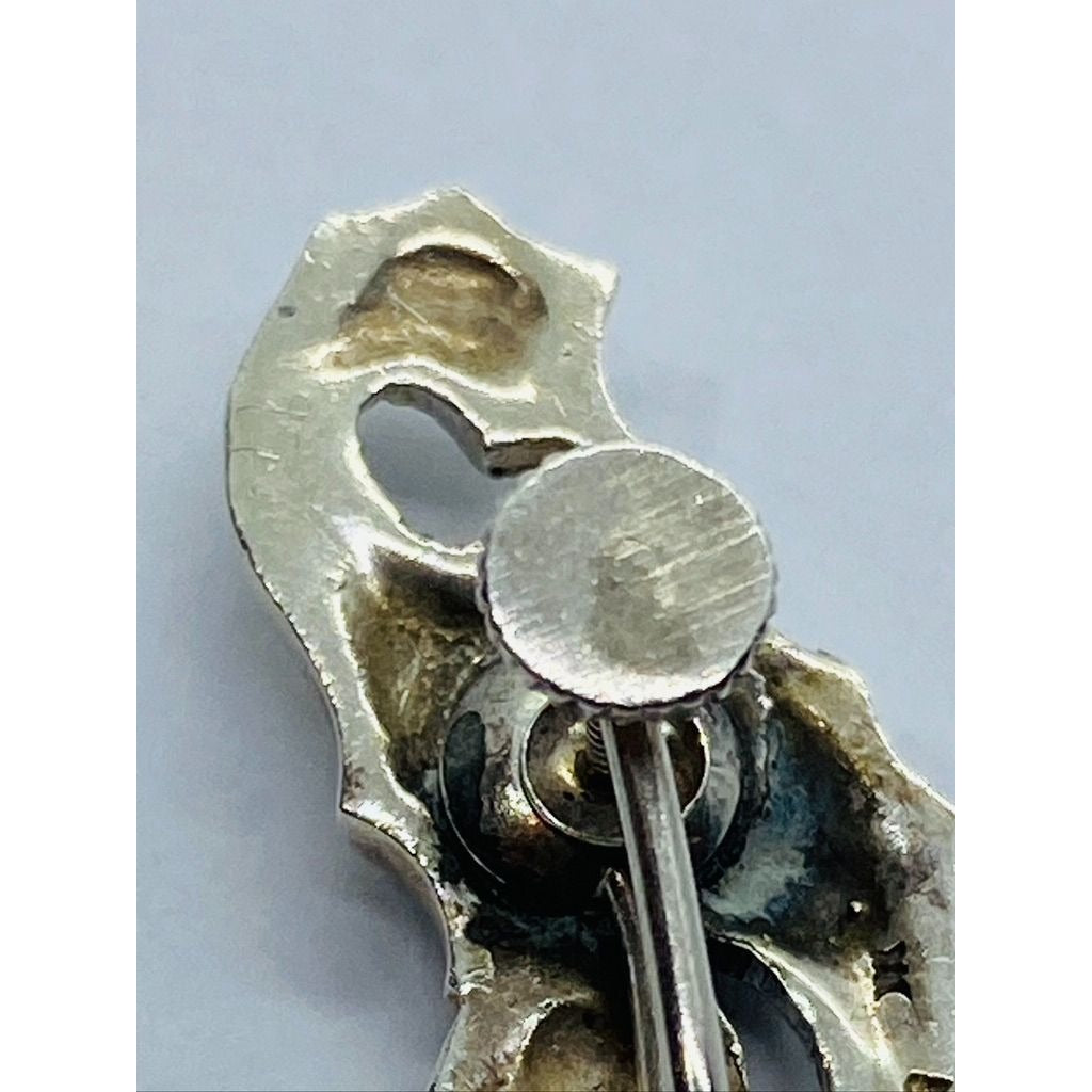 Rare Tiffany & Co Sterling Silver 925 Seahorse Earrings 24MM