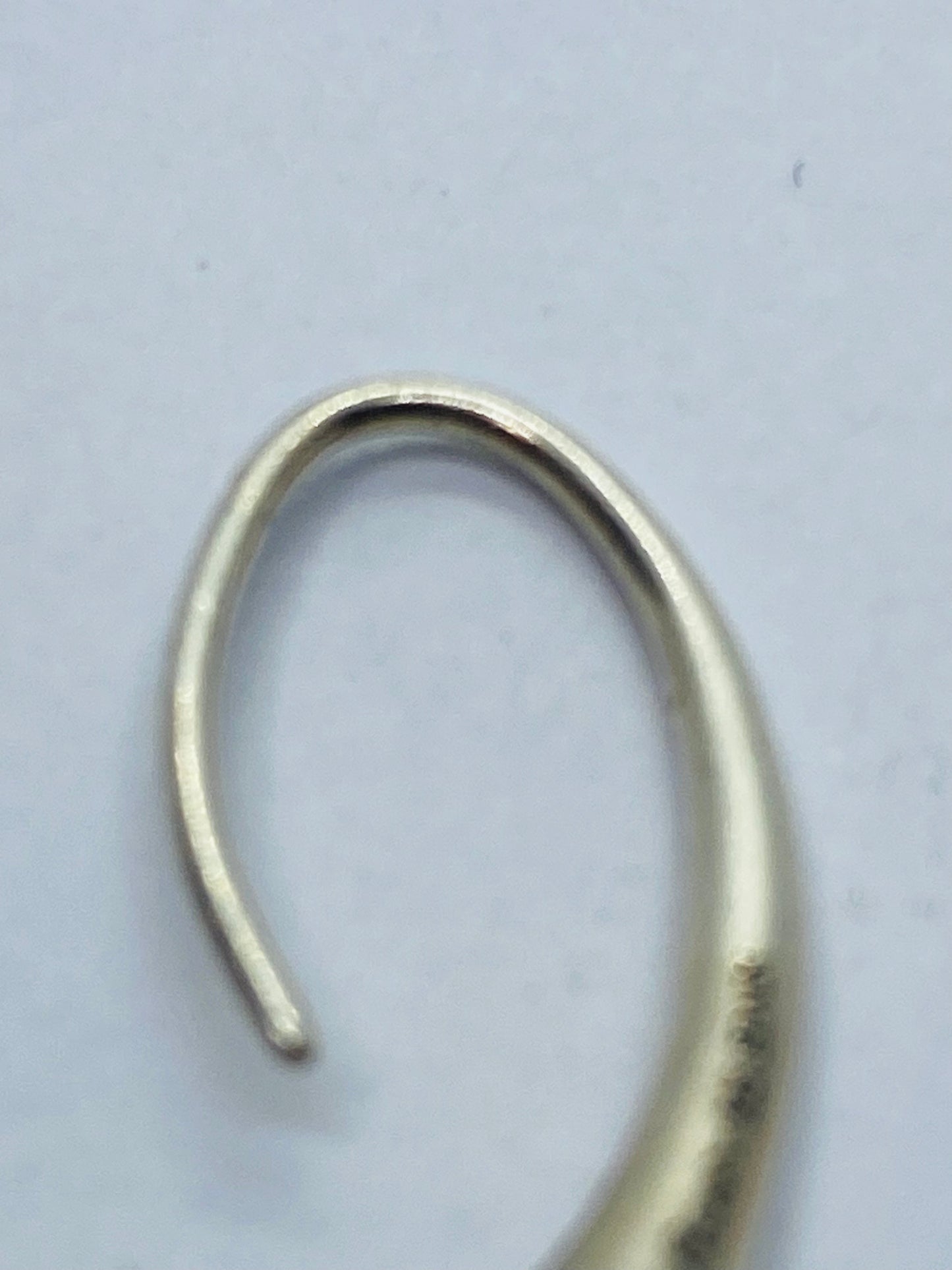 Tiffany & Co. Elsa Peretti Teardrop Hook Dangle Earrings Made in Spain SINGLE