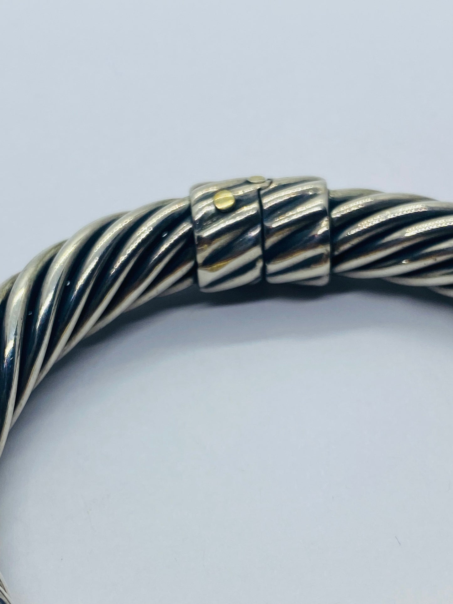 David Yurman 925 14K Gold 10MM Renaissance Bracelet Citrine Amethyst Tourmaline