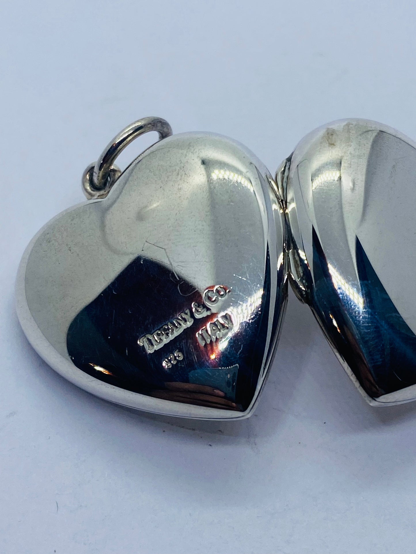 Tiffany & Co Locket LARGE 31mm without bail Excellent Condition 925