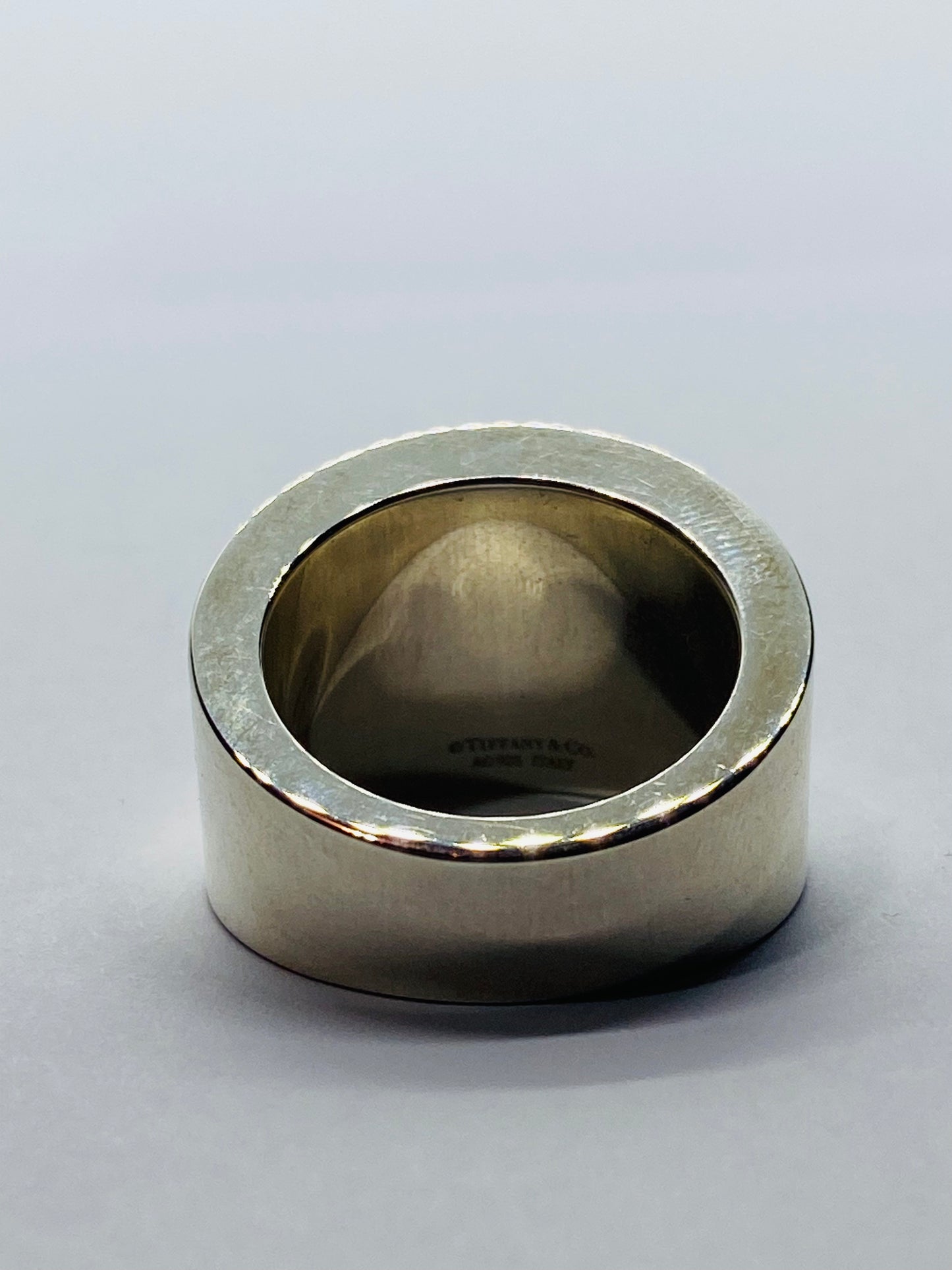 Tiffany & Co Out of Retirement Ring Heavy Dome Ring Sterling Silver 925