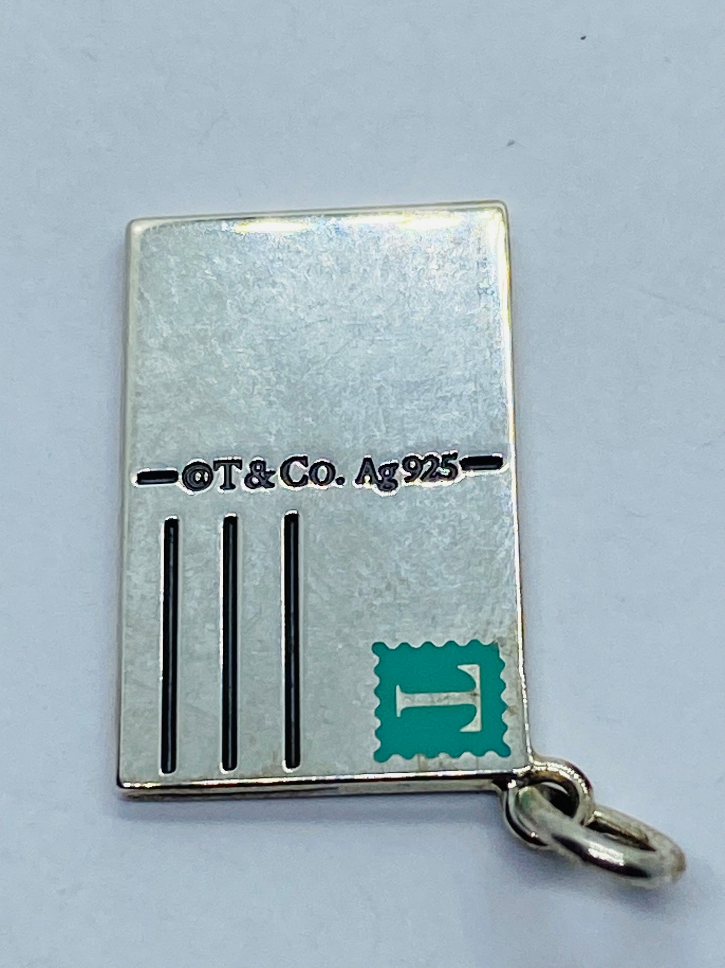 Tiffany & Co. Chicago Postcard Charm Sterling 925